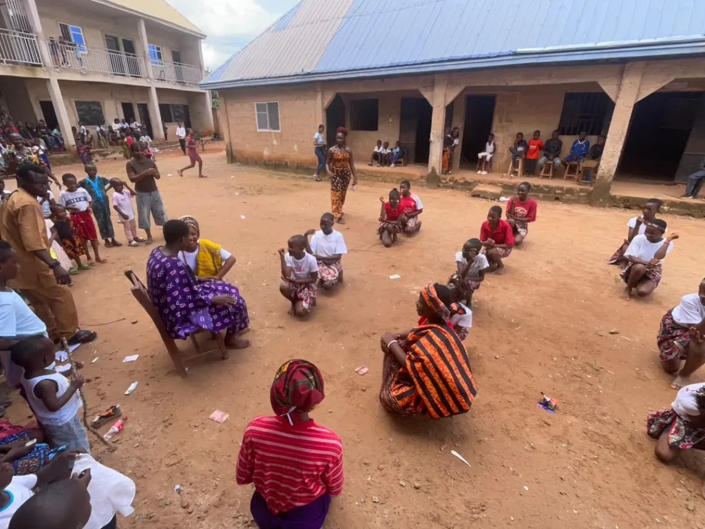 Cultural Day performance in the school compound