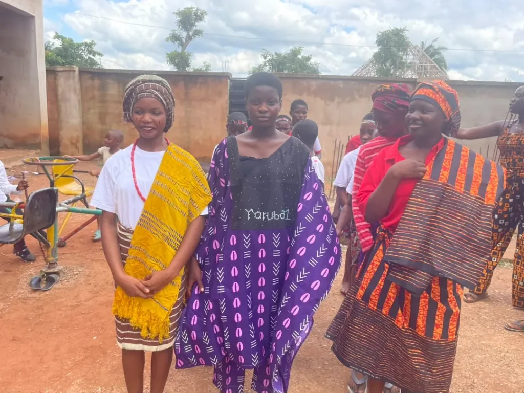 Students dressed in cultural attire